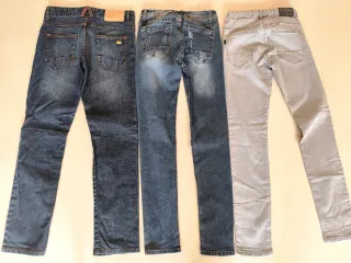 3 Calças de Ganga para Rapaz (13-14.anos/158cm)