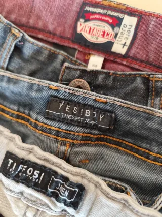 3 Calças de Ganga para Rapaz (13-14.anos/158cm)