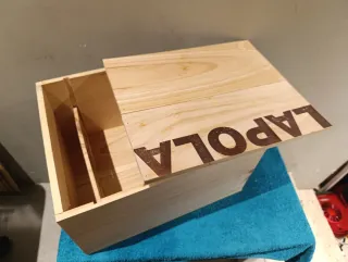 Caja de madera Domino do bibei