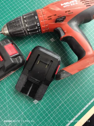 Adaptador Hilti cpc para Parkside X20V