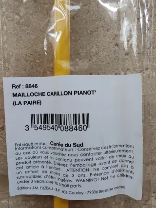 Baqueta Carillón Fuzeau