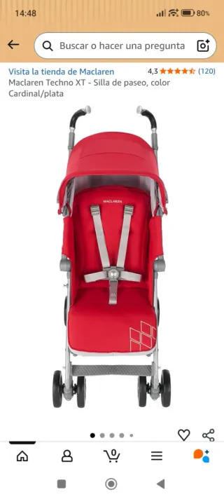 Maclaren Techno XT Carrito Bebé Nuevo