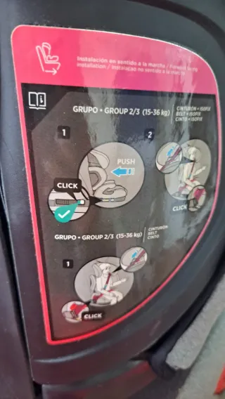 Silla coche Grupo 2/3 (15-36 kg)