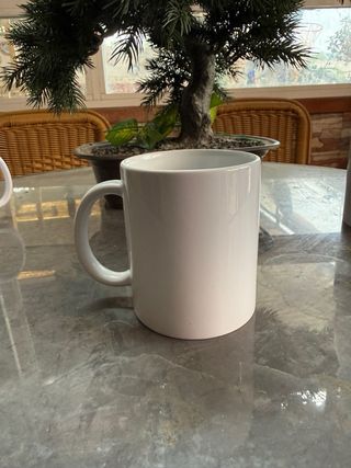 Set 36 Tazas Porcelana Blancas