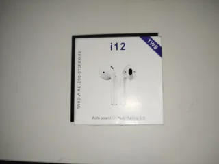 Auriculares i12 TWS Blancos