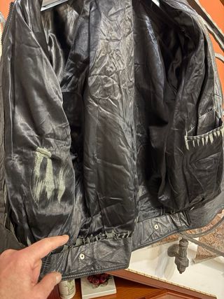 Giubbino Biker Vera Pelle Vintage Anni 80’