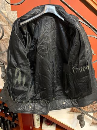 Giubbino Biker Vera Pelle Vintage Anni 80’