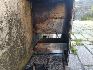 Cocina de leña antigua