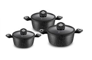 Set Casseruole Bavaria Marbluxe Pietra Induzione