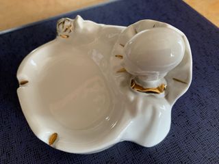 Posacenere in porcellana di Limoges