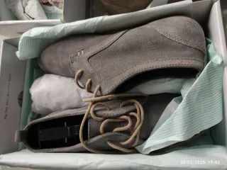 2 Pares Zapatos Piel Vuelta Talla 38