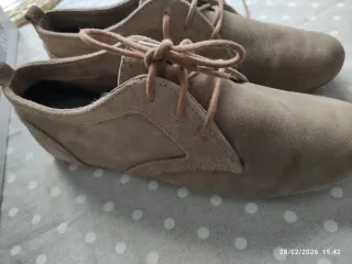 2 Pares Zapatos Piel Vuelta Talla 38