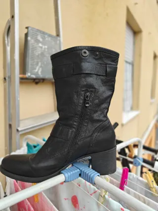 Scarponcini Nero Giardini donna Tg 40