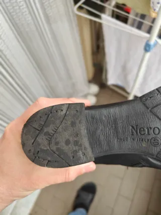 Scarponcini Nero Giardini donna Tg 40