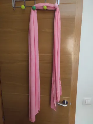 Fular rosa de Blanco