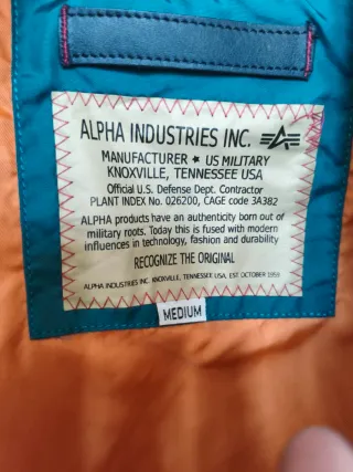 Cazadora Alpha industries