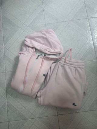 Conjunto Chándal Lacoste Rosa