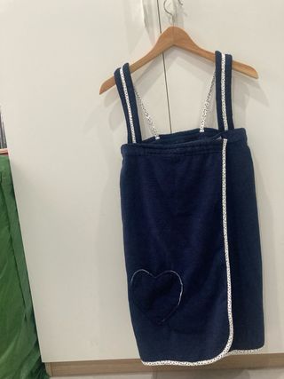 Albornoz chica sin manga con corazón