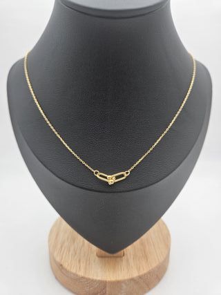 Gargantilla Oro 18K, Diseño Tiffany hardwear, 2gr