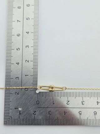 Gargantilla Oro 18K, Diseño Tiffany hardwear, 2gr