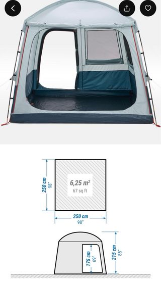 Pacchetto 2 Tende Quechua (4 e 6 persone)