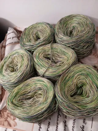 Gomitoli filato cotone e viscosa