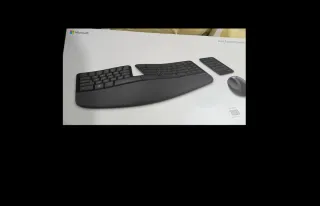 Teclado y Ratón Inalámbrico Microsoft Negro
