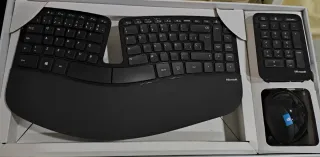 Teclado y Ratón Inalámbrico Microsoft Negro