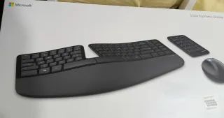 Teclado y Ratón Inalámbrico Microsoft Negro