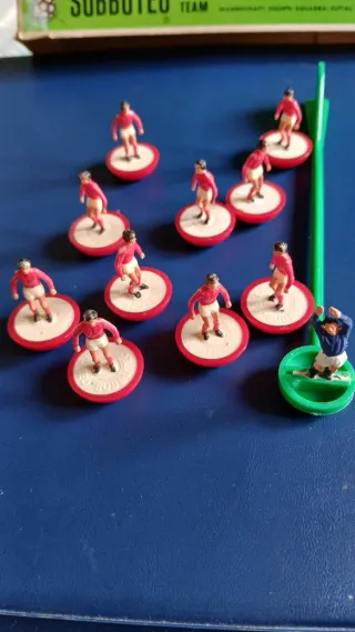 subbuteo ref 001  Arsenal, Liverpool, Manchester