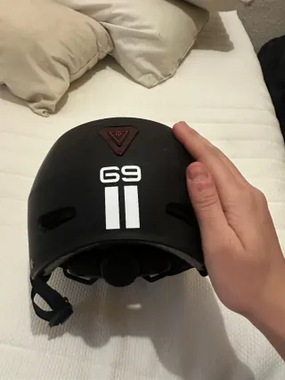 Casco Negro Patinete