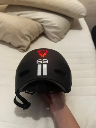 Casco Negro Patinete