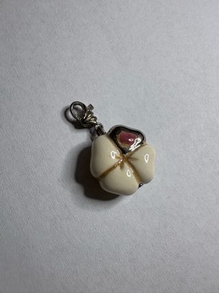 Ciondolo Thun quadrifoglio cuore rosa