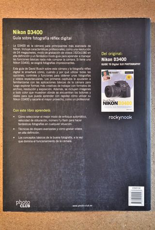 Nikon D3400. Guía sobre fotografía réflex digital