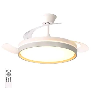 Ventilador de Techo LED Retráctil Silencioso NUEVO