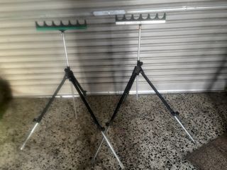 2 Trípodes de Pesca Regulables Pomer