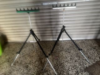 2 Trípodes de Pesca Regulables Pomer