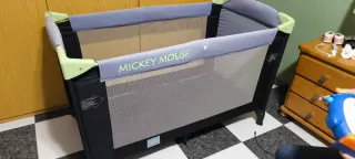 Cuna de viaje Disney Mickey Mouse plegable