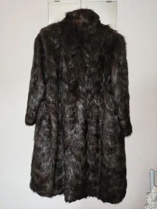 Abrigo Piel Nutri@ auténtica Marrón