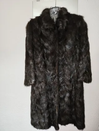 Abrigo Piel Nutri@ auténtica Marrón