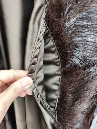 Abrigo Piel Nutri@ auténtica Marrón