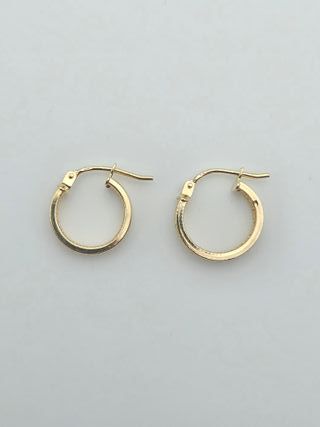 Pendientes Aros de Oro 18K, Diseño Versace, 1gr