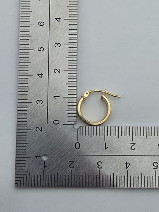 Pendientes Aros de Oro 18K, Diseño Versace, 1gr