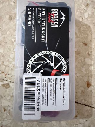 Kit purga frenos Shimano Borgen