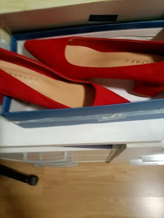 Zapatos Marypaz Rojos Talla 40