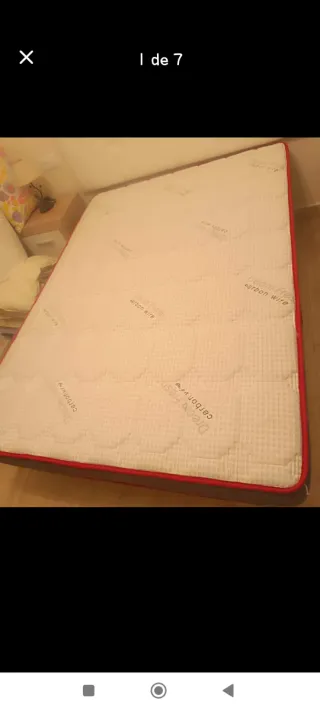 Colchón y somier 1.35