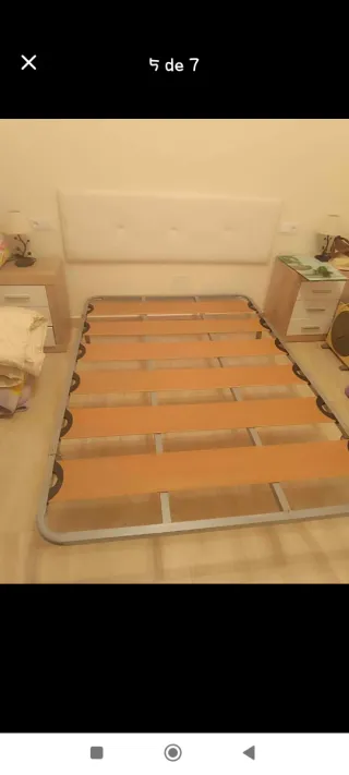 Colchón y somier 1.35