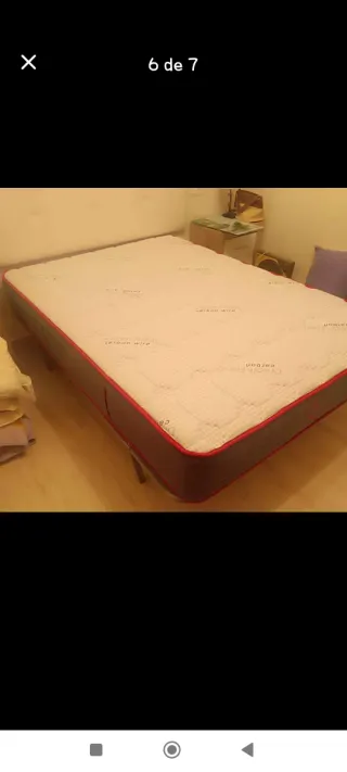 Colchón y somier 1.35