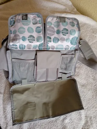 Bolso Cambiador Gris