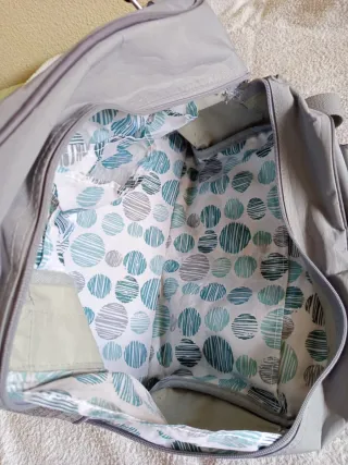 Bolso Cambiador Gris